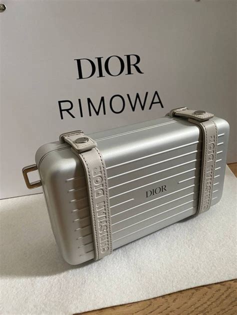 dior rimowa shoulder bag|dior x rimowa clutch.